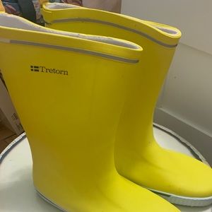 Tretorn Yellow Rain boots sz9 / sz7.5